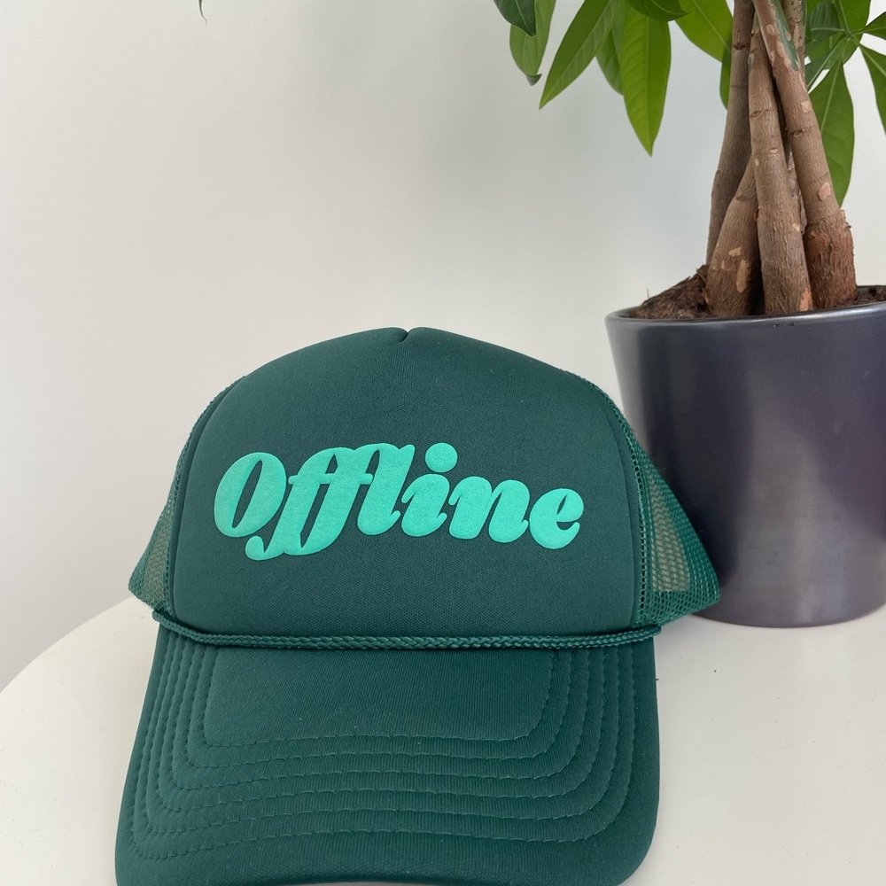 ULTA BEAUTY Offline Green/Teal Trucker Hat 2025 NEW